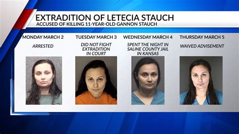 letechia stauch|Letecia Stauch moved to Kansas from Colorado。